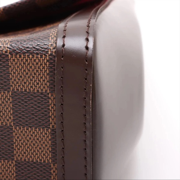 ‼️RARE❤️Louis Vuitton Damier Ebene shoulder bag studded LV handbag LV trunk bag - Picture 14 of 17